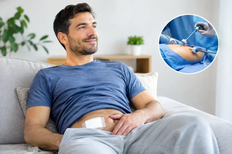 Recuperación tras hernia inguinal laparoscópica